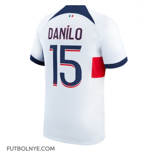 Camiseta Paris Saint-Germain Danilo Pereira #15 Visitante Equipación 2023-24 manga corta